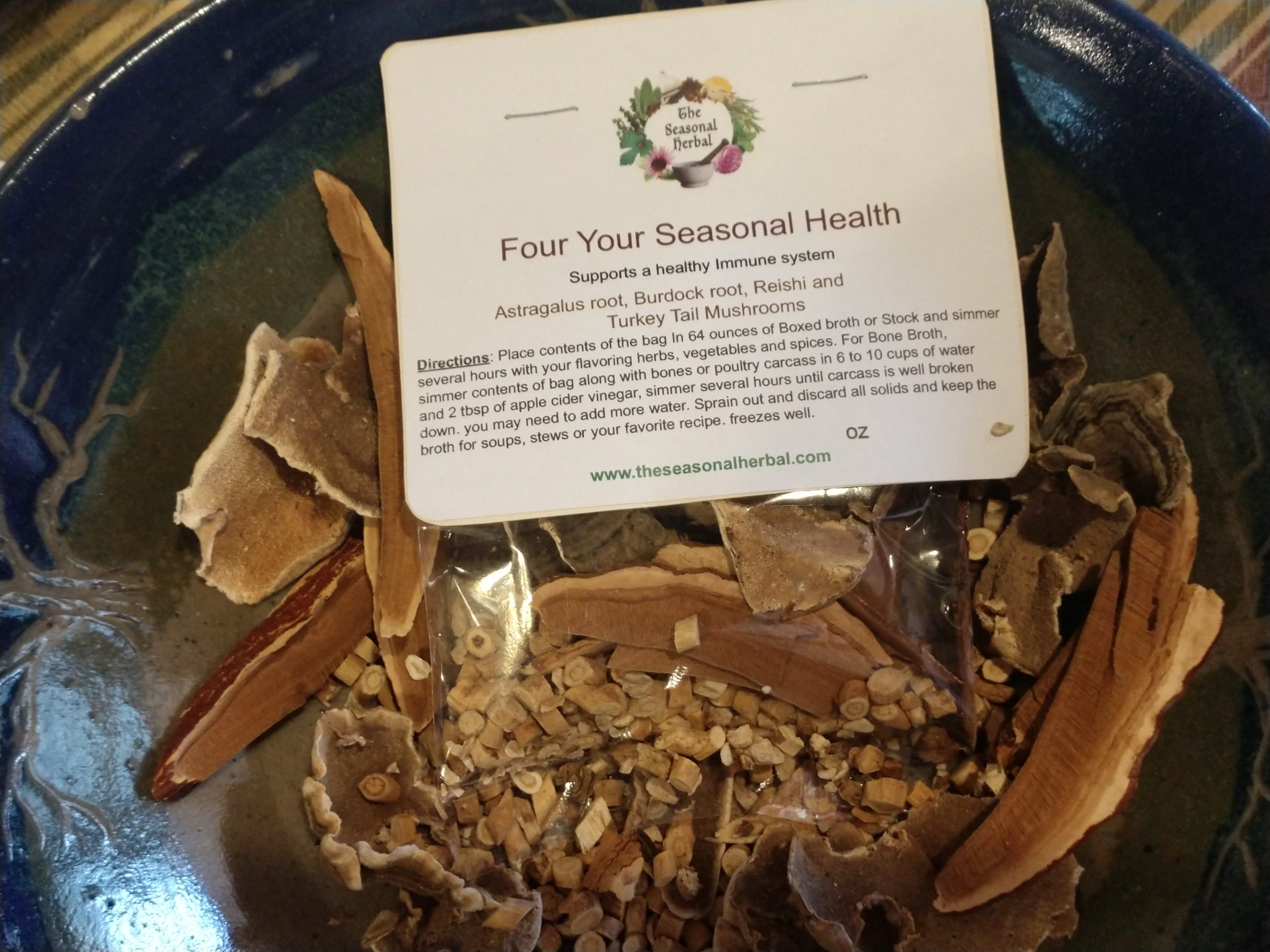 Four Your Seasonal Health Soup Tea