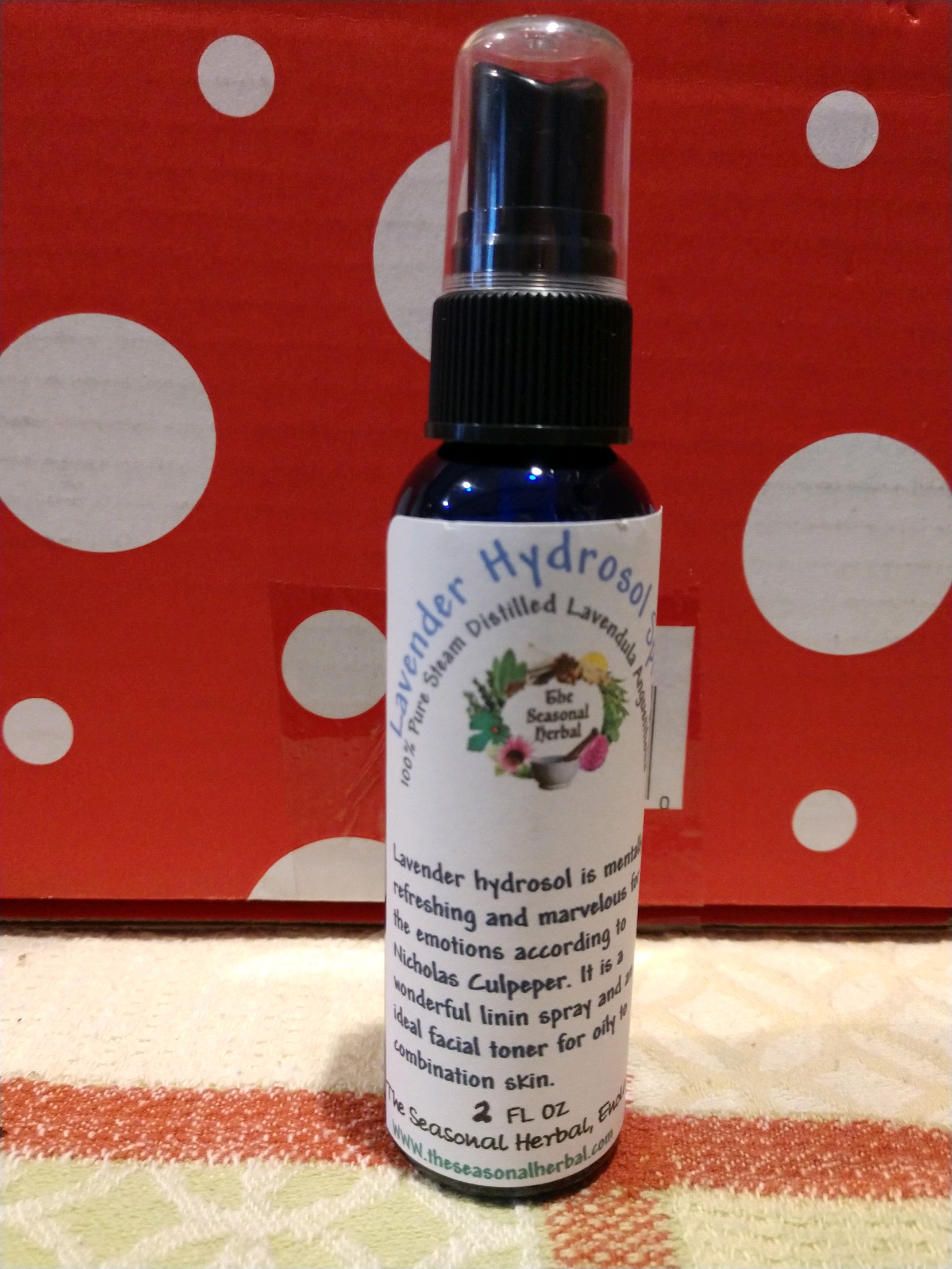 Lavender Hydrosol Spray 